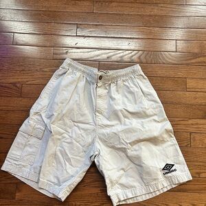 Umbro Men's Light Gray Cargo Shorts